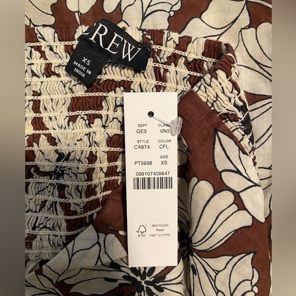 J. Crew Cutout halter beach dress in floral cotton voile - Picture 7 of 7